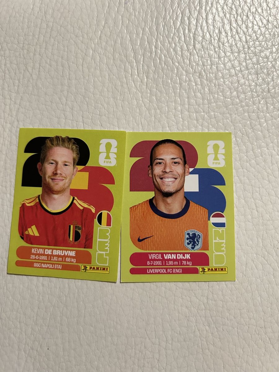 Panini Carte collezionabili: Panini WM Sticker 2026 De Bruyne & Van Dijk 2er-Set – Nuovo (secondo la descrizione) da Zürich venduto da Nutla