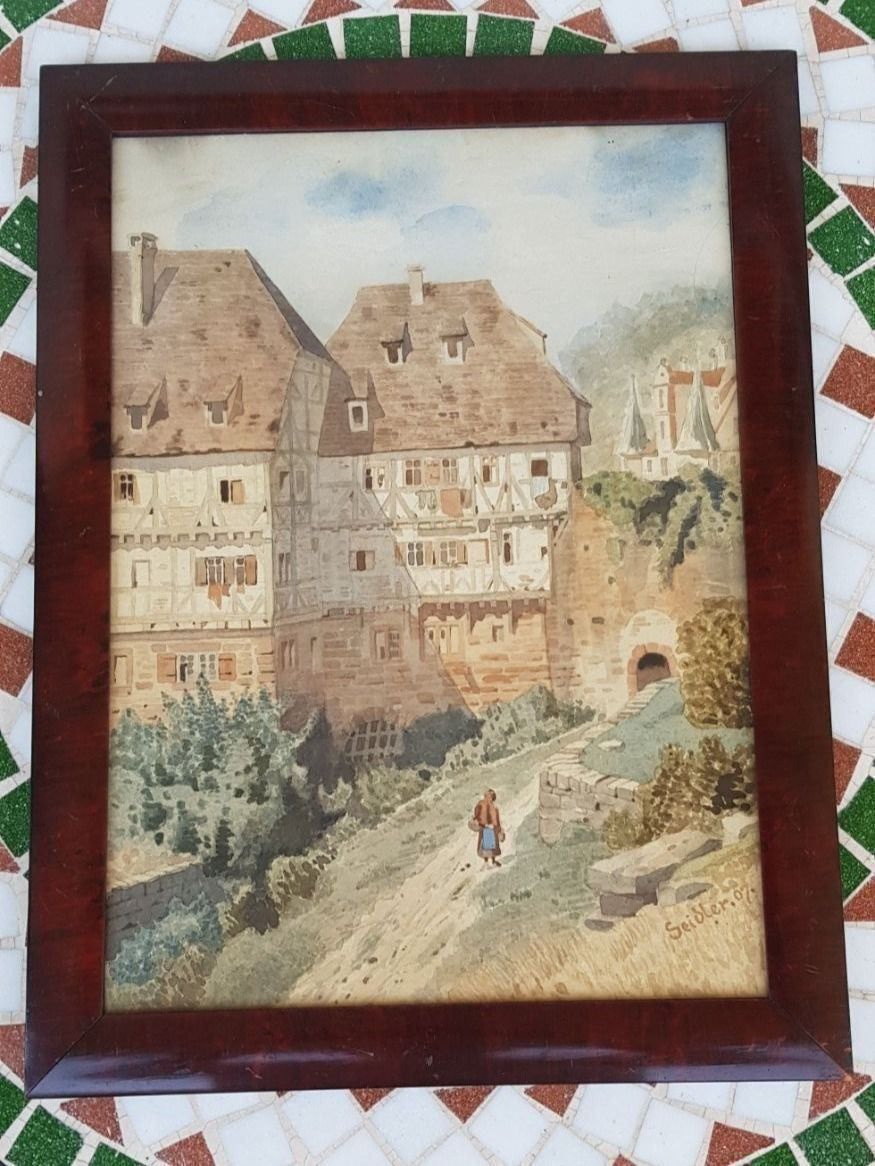 Dipinti: Aquarell sign. Seidler – Usato da Mörschwil venduto da antiksalon 3