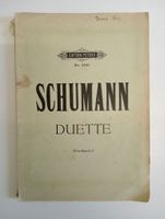 Schumann Duette, Edition Peters, Noten für Gesang, antik
