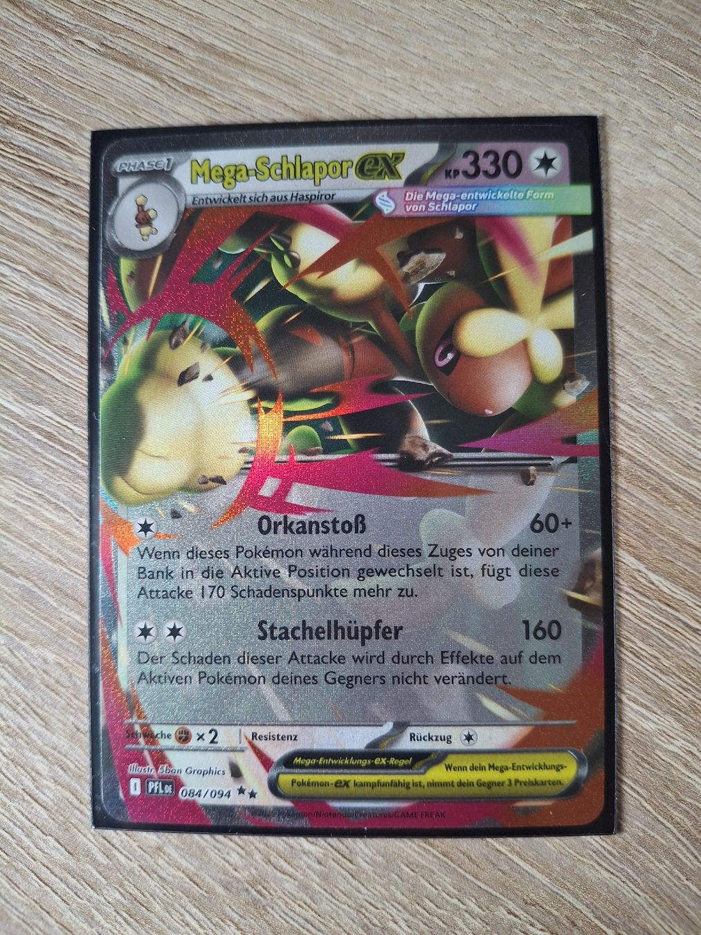 Pokémon Carte collezionabili: Mega-Schlapor EX PFL DE 084/094 – Usato da Zürich venduto da marinak97