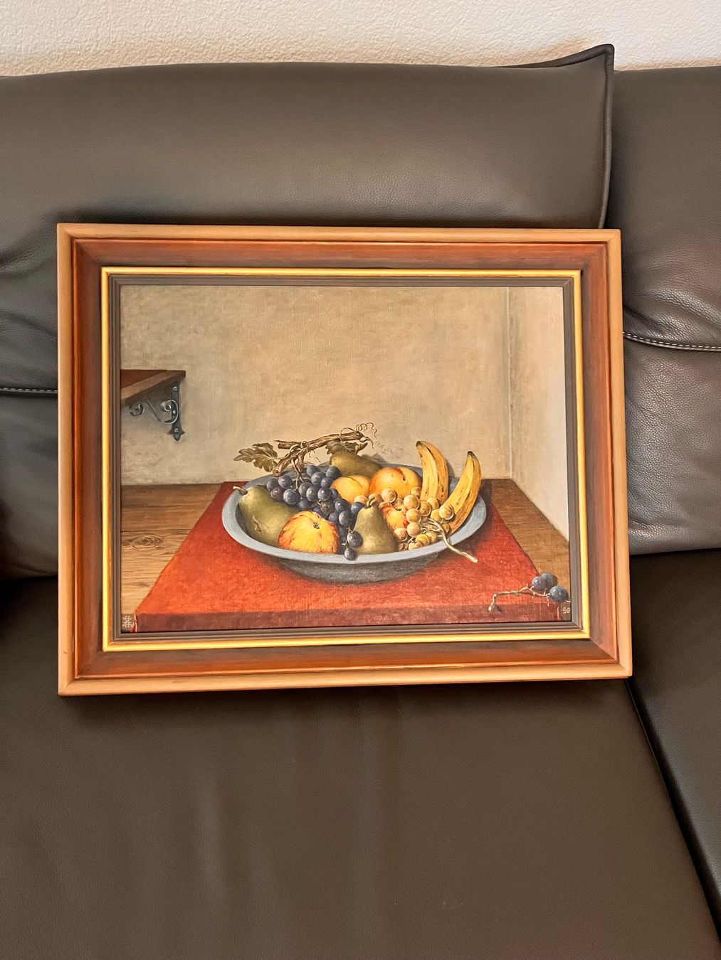Tableaux: Schönes Gemälde/Oelgemälde 1996 Echtholzrahmen – D'occasion à Niederglatt ZH par estrich04