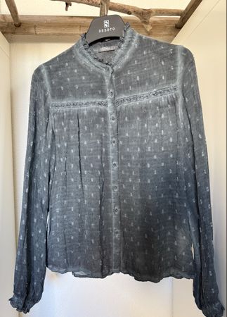 NILE bluse petrol gr. s 