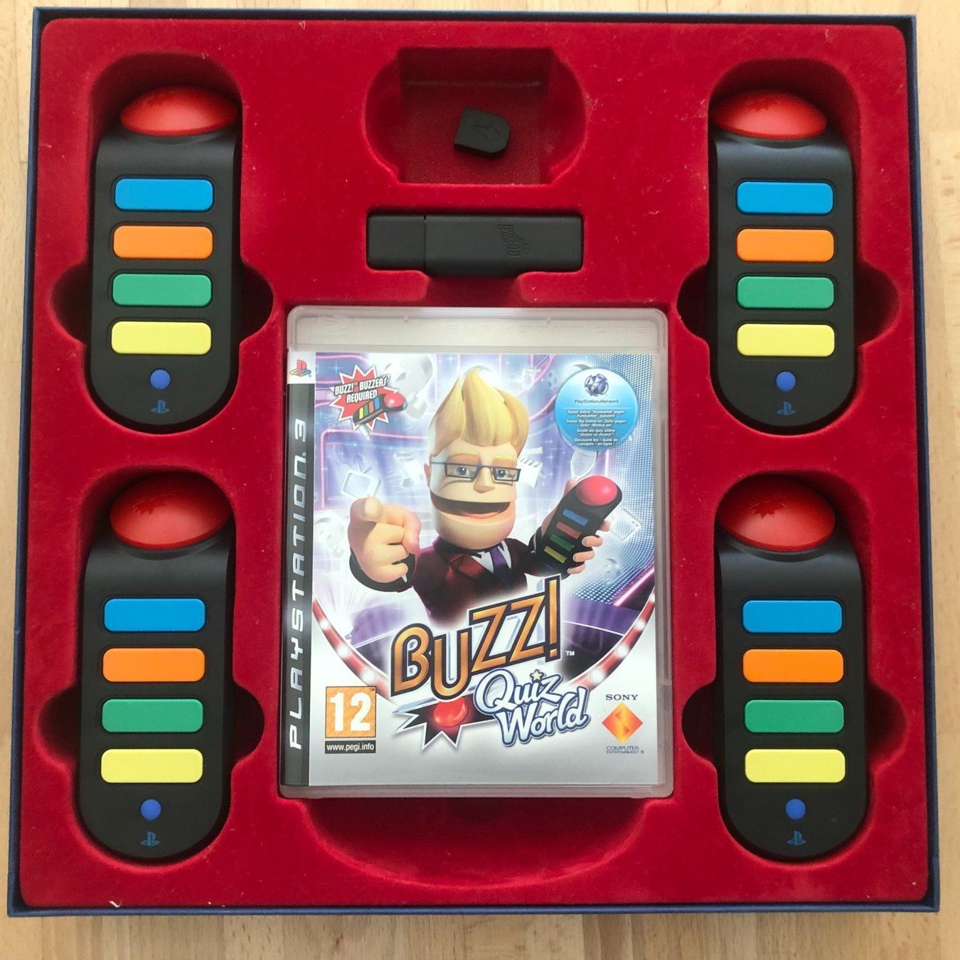 Spiele: Buzz! Quiz World - Special Set Controller – Gebraucht aus Nussbaumen AG von Pika-Shop 1