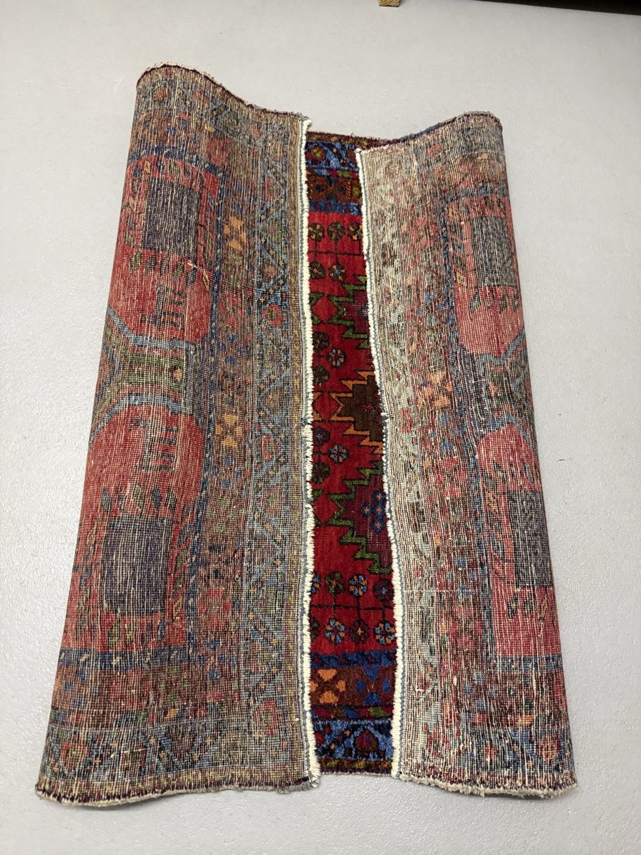 Teppiche: Persischer Teppich, Vintage, Rot, 152x122cm, – Gebraucht aus Büron von Filadefia-888 4