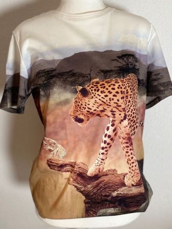 Marc Cain Shirt mit Leopardenmuster, Grösse N3 ( 38 )
