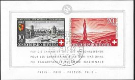 1942 BF - Block B19 o BERN POSTMUSEUM hochwertig Top ab 1.-