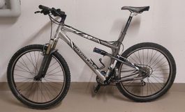Retro K2 MTB Fully Alu gebürstet. 26 Zoll