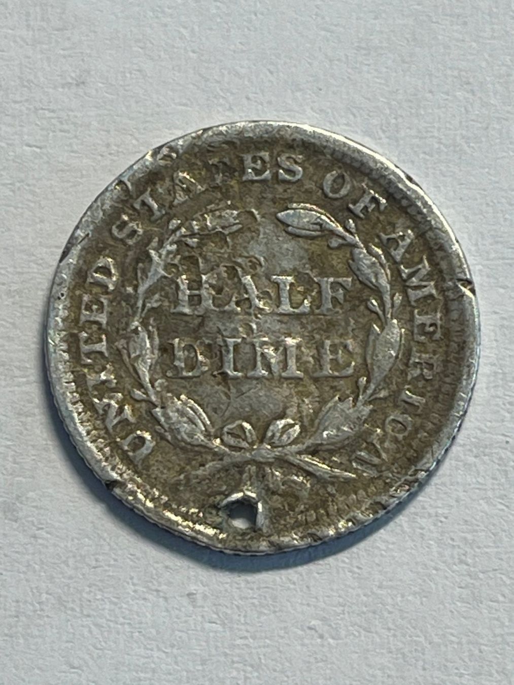 Tutti le monete: (69) Half Dime 1853 USA – Usato da Aesch BL venduto da masmusgo 1