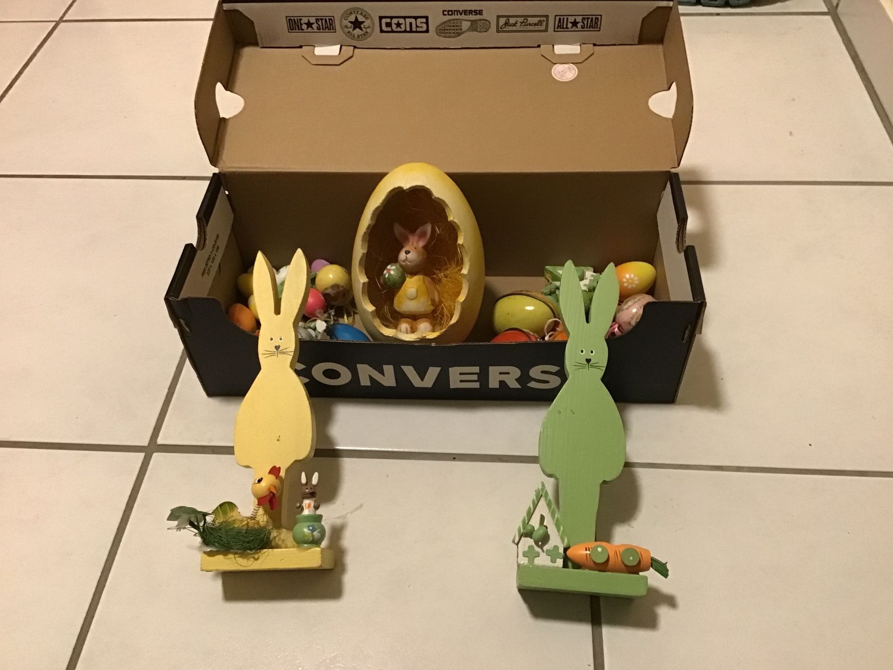 Alle Dekorationen: Schachteli mit Osterdeko – Gebraucht aus Giswil von Pingu109