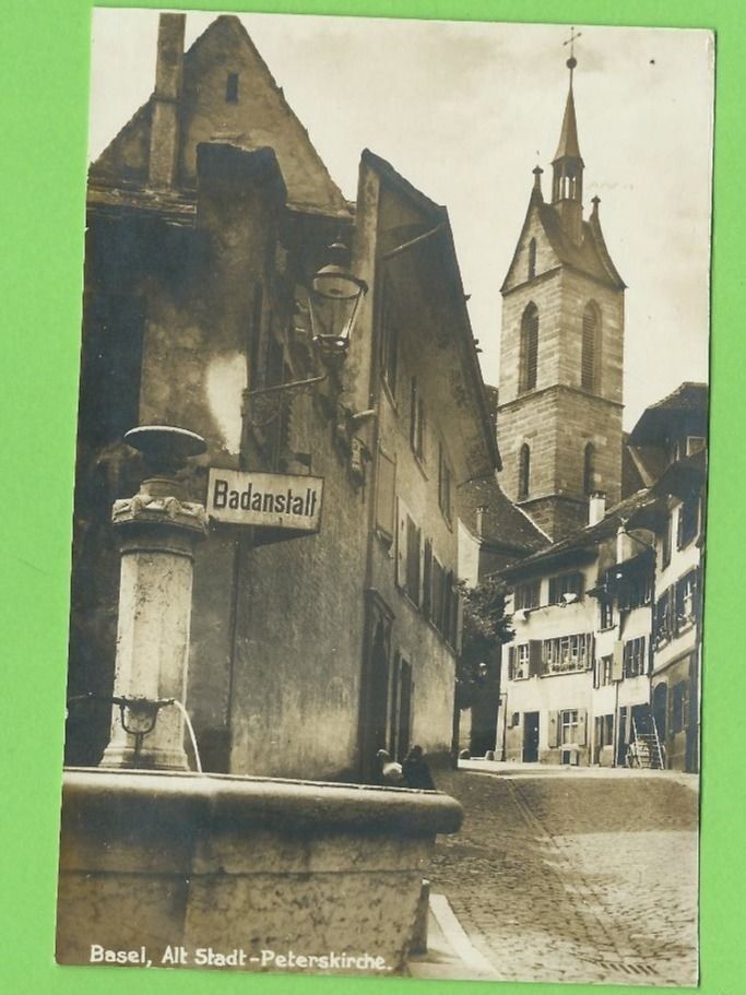 Cartes postales: Basel, Alt Stadt - Peterskirche – D'occasion à Zürich par t24_de