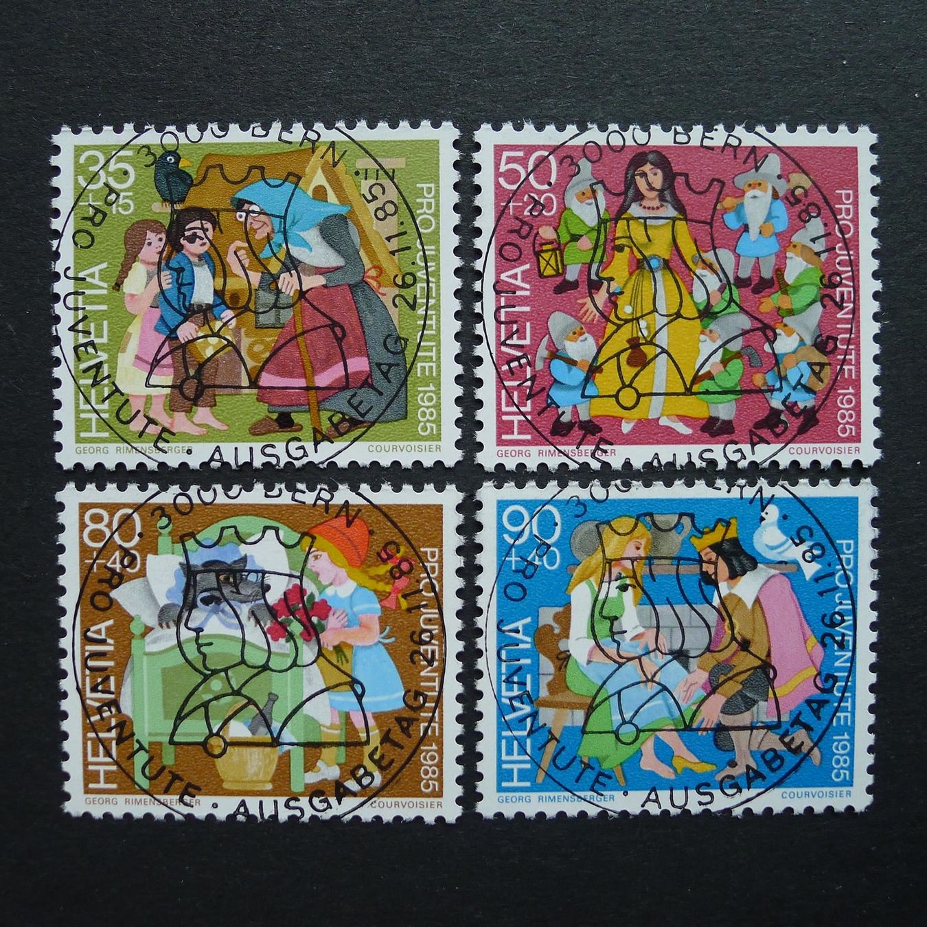 Tutti i francobolli: 1985 PJ, Ersttag-Vollstempel, Märchen – Usato da Ebikon venduto da SilvioFreund