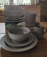Geschirrset Thomson Pottery 16-teilig Grau aus Steinzeug