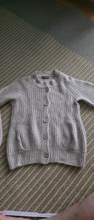 Cardigan grau Marke Repeat Groesse M guter Zustand