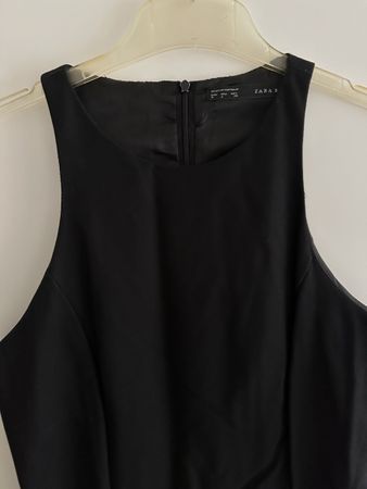 Zara Basic Black Sleeveless Dress - Size XS