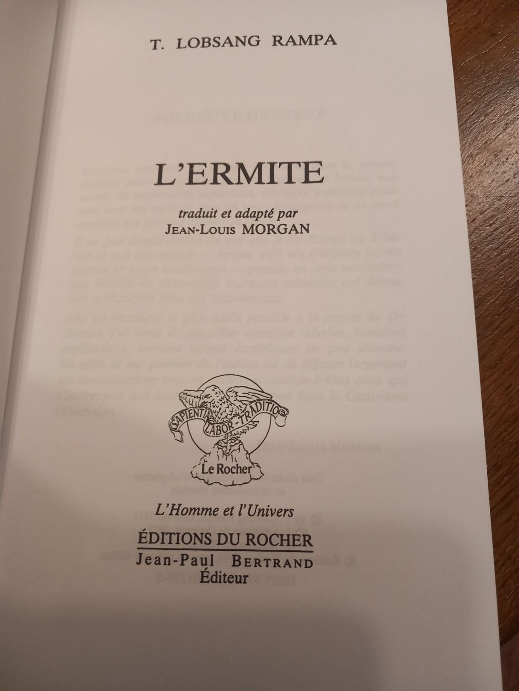 Libri: L'ermite de lobsang rampa – Usato da Le locle venduto da juliensaran 3