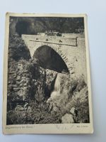 Alte Postkarte Zügenschlucht bei Davos, mit Auto, 1920er R21