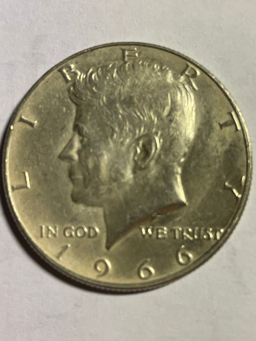 Tutti le monete: (32) Kennedy Half Dollar 1966 – Usato da Aesch BL venduto da masmusgo