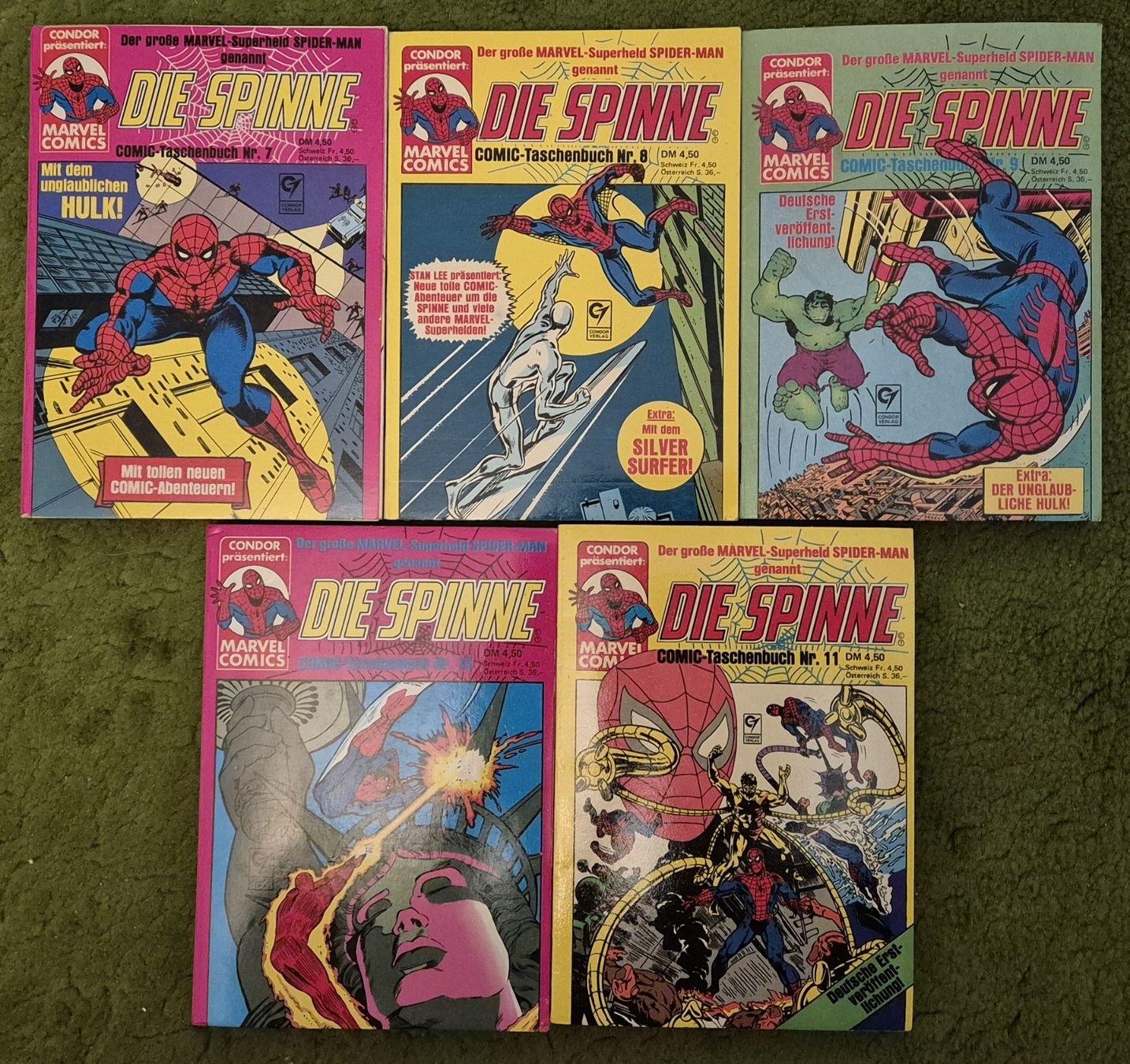 Fumetti: Die Spinne Taschenbuch / Nr. 7 - 11 – Usato da Chur venduto da big_5zx8