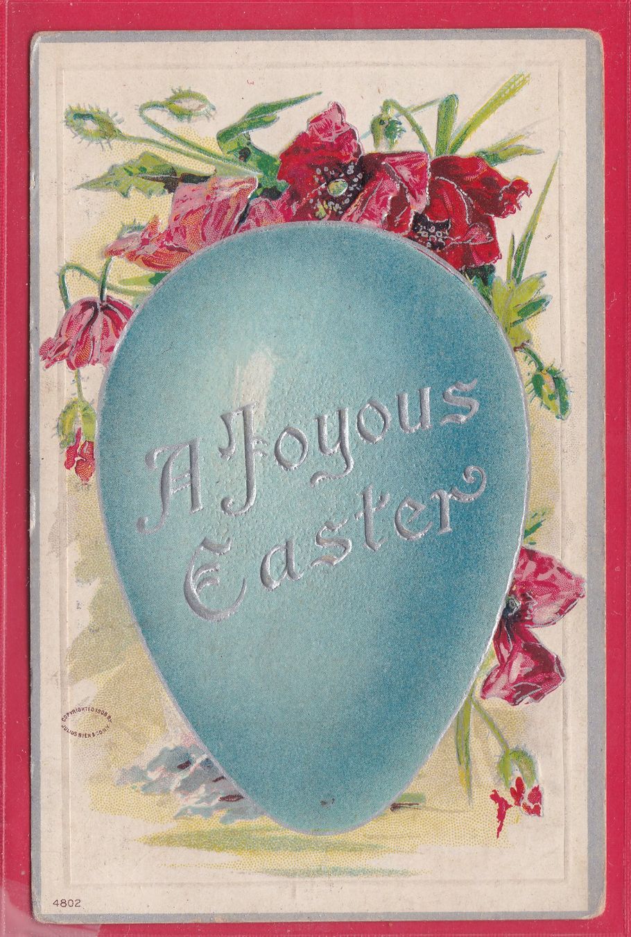 Cartoline postali: PRÄGEKARTE, A JOYOUS EASTER – Usato da Oberrieden venduto da Gebirgsstelze