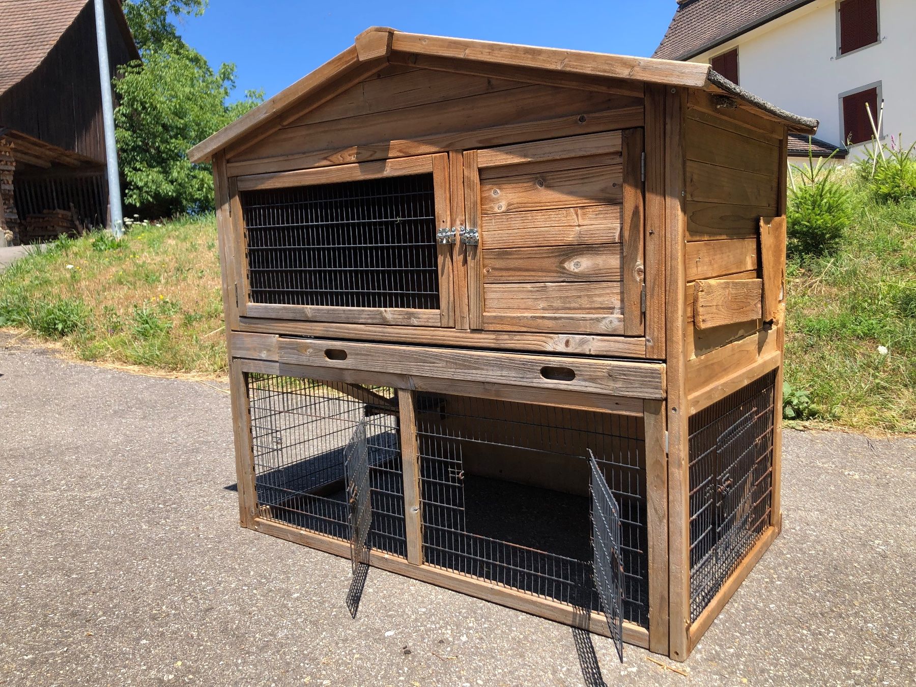 Gabbie, trasporto & Sicurezza: Kleintierstall für Meerschweinchen oder Kaninchen – Usato da Wängi venduto da LMN940 1