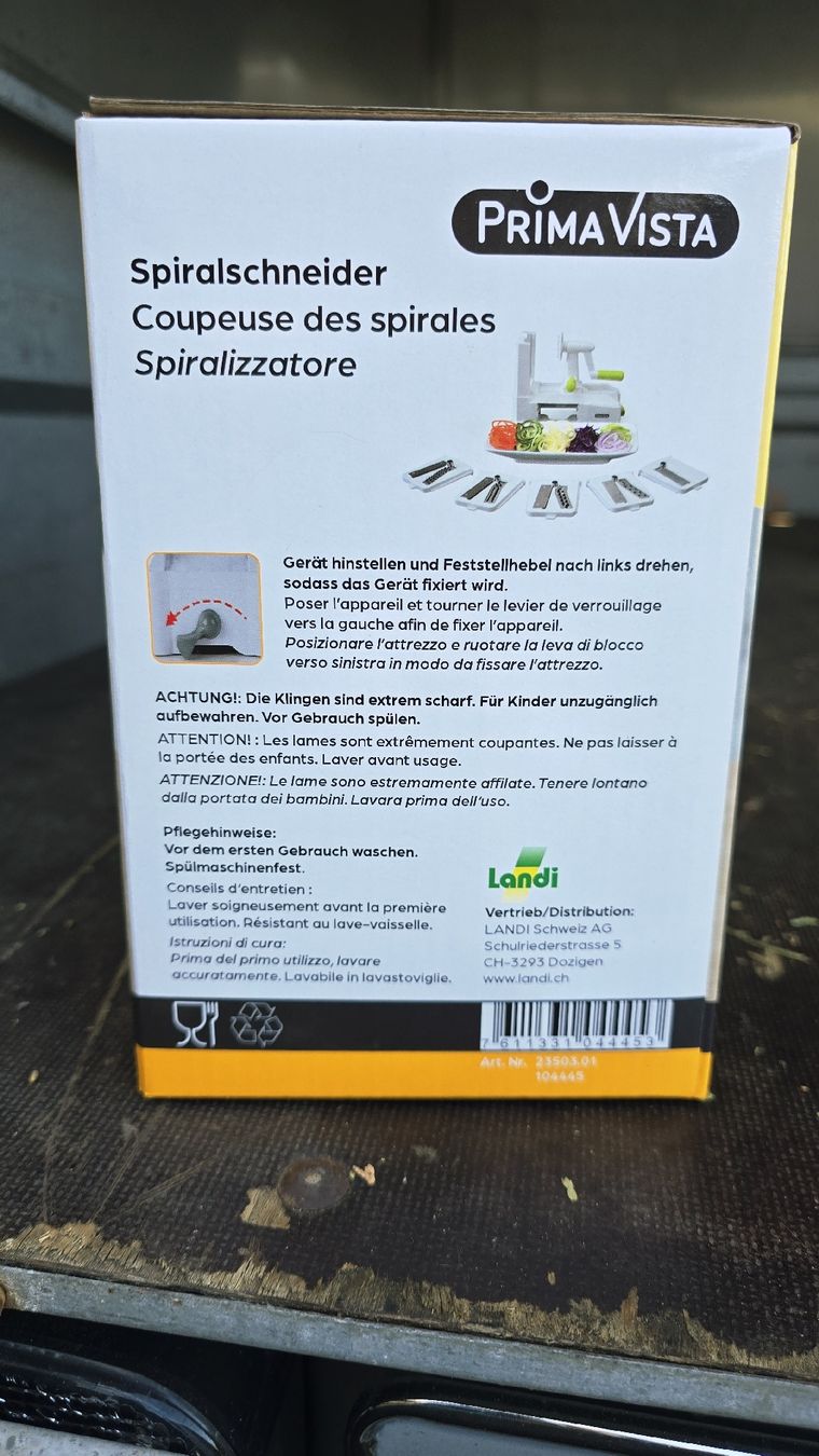 Küchengeräte: Spiralschneider - Neu – Neu und originalverpackt aus Dussnang von Priska2285 2