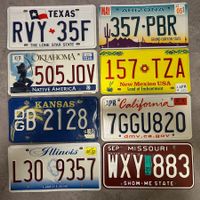 🇺🇸 U.S. Route 66 - 8x Autoschilder