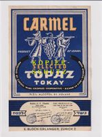 Etikette - Carmel Selected Tokay /bd