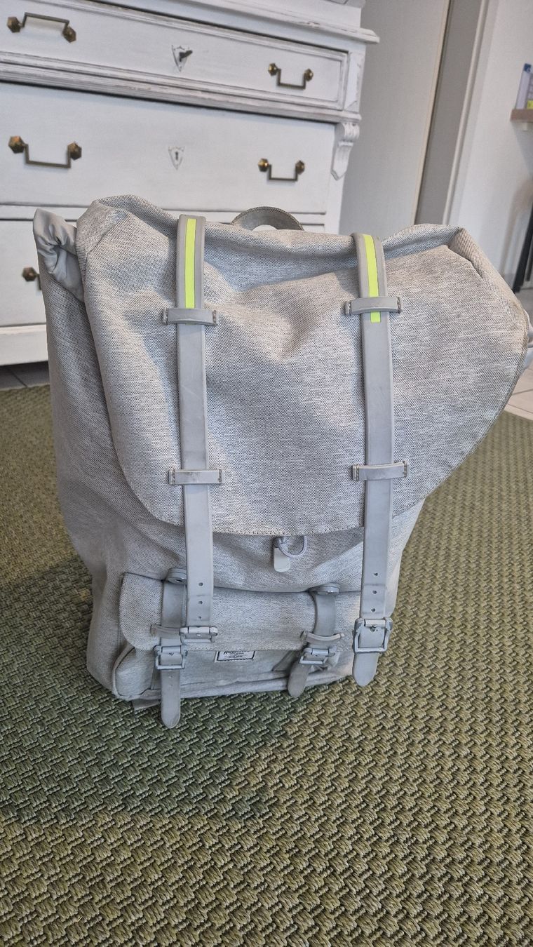 Herschel Rucksäcke: Herschel Rucksack hellgrau – Gebraucht aus Ermensee von and_xvf5