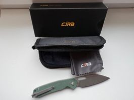CJRB Pyrite-Alt Wharncliffe Green Micarta