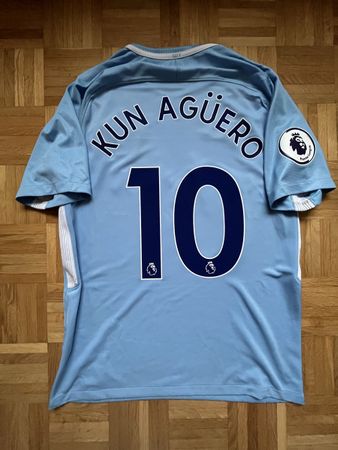 Original Agüero Manchester City 2017/18 Trikot M