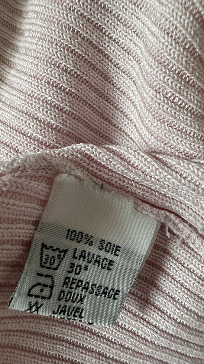 Maglioni & Felpe: Pull en maille rose 100% soie taille unique, neuf – Nuovo (secondo la descrizione) da Vuippens venduto da ale_6gkb 1