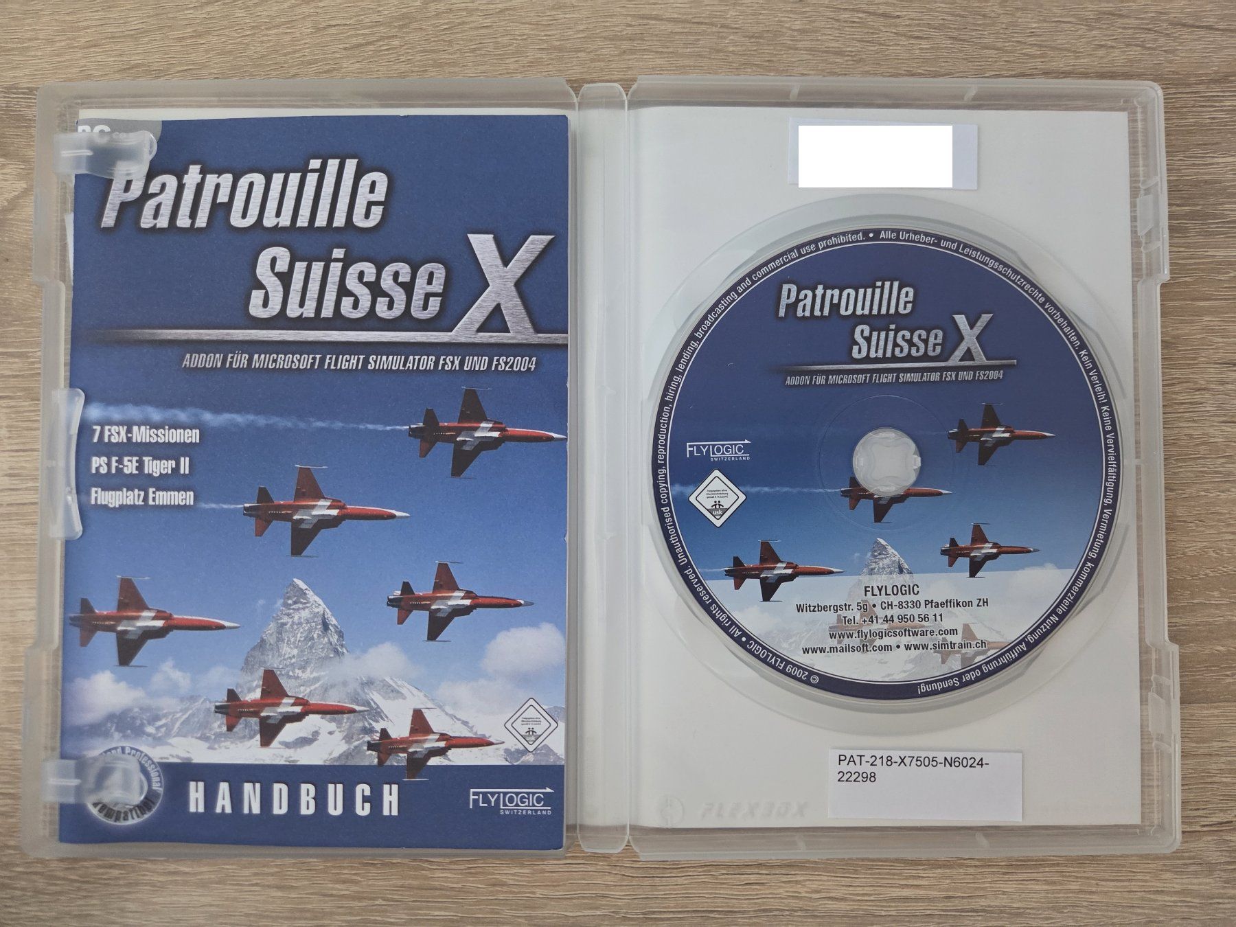 Giochi: Patrouille Suisse X - addon for Flight Simulator X FSX - PC – Usato da Carouge GE venduto da Franllo 2