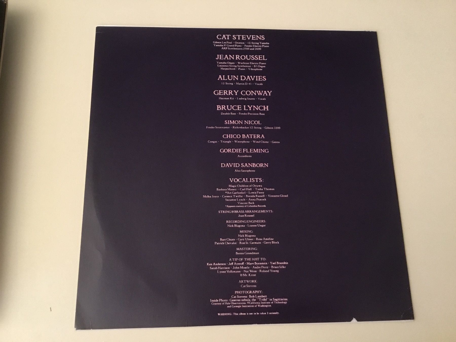 Dischi in vinile: Cat Stevens / Numbers – Usato da Kreuzlingen venduto da Schuggerman 3