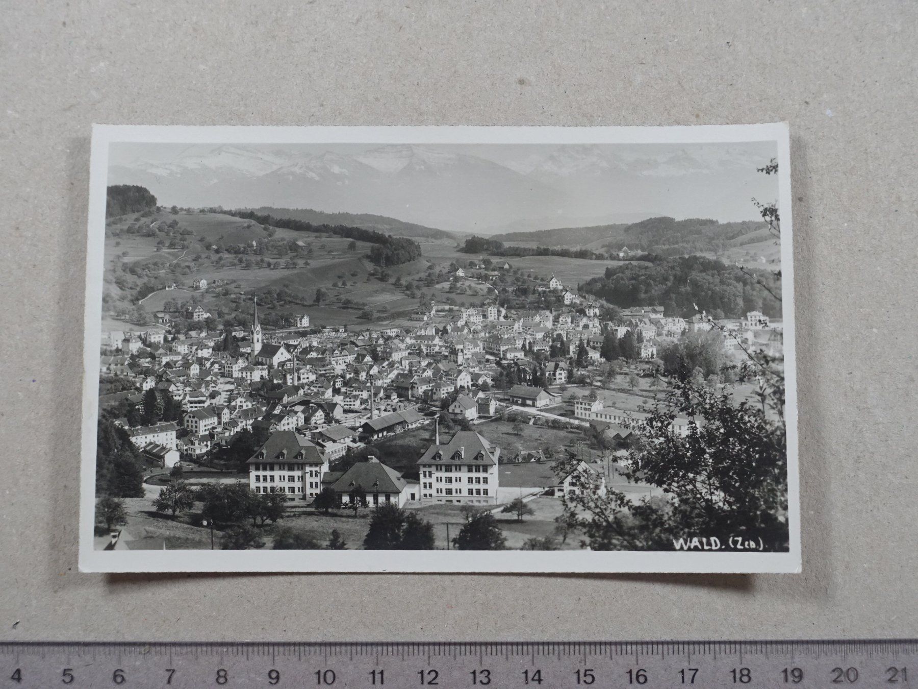 Cartoline postali: Wald ZH – Usato da Lenzburg venduto da fh1