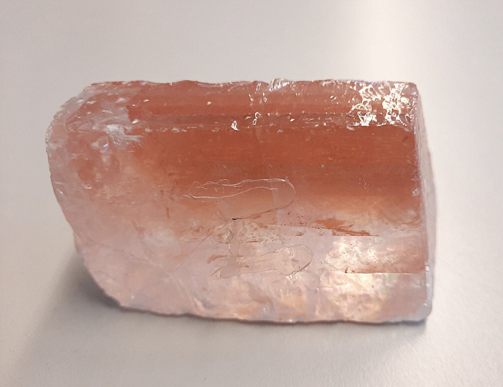 Mineralien & Heilsteine: Polierter rosa Calcit – Gebraucht aus Beinwil am See von Restwert_Beinwil