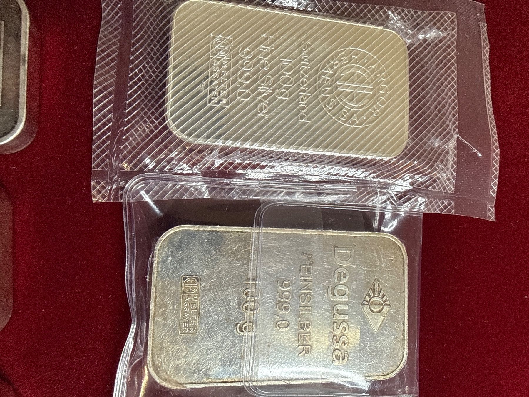 Metalli preziosi: 10 x 100 Gramm Silberbarren – Usato da Derendingen venduto da iven70 1