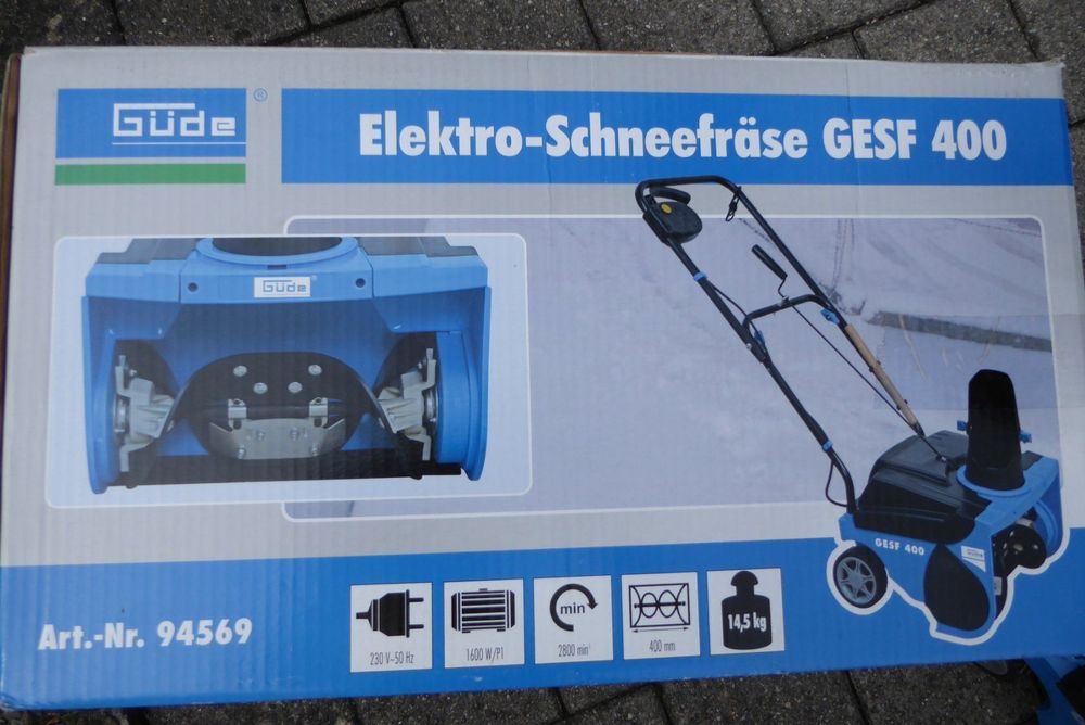 Güde Elektro-Schneefräse Gesf 400 Serie 01 Ersatzteile