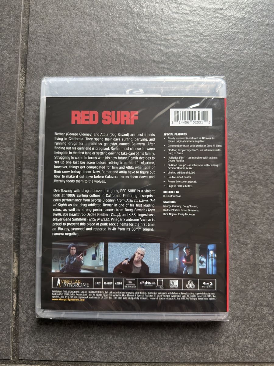 Tutti i DVDs: Red Surf Blu-ray Vinegar Syndrome – Nuovo (secondo la descrizione) da Zürich venduto da cENS0R 4