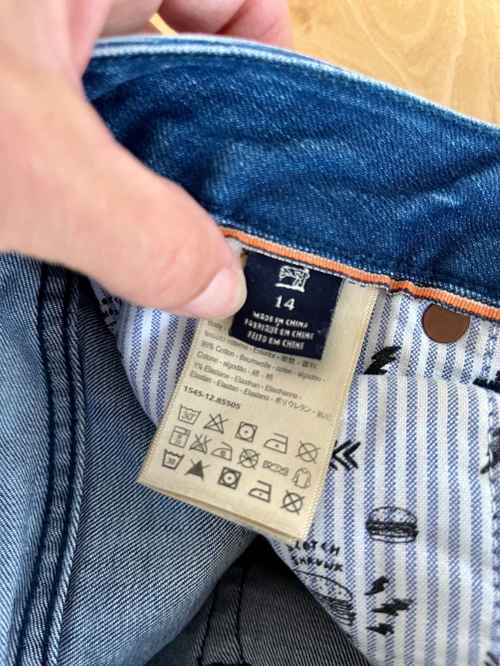 Pantaloni: Lässige Scotch Shrunk Jeans, Grösse 14 – Usato da Scharans venduto da frischerwind 3