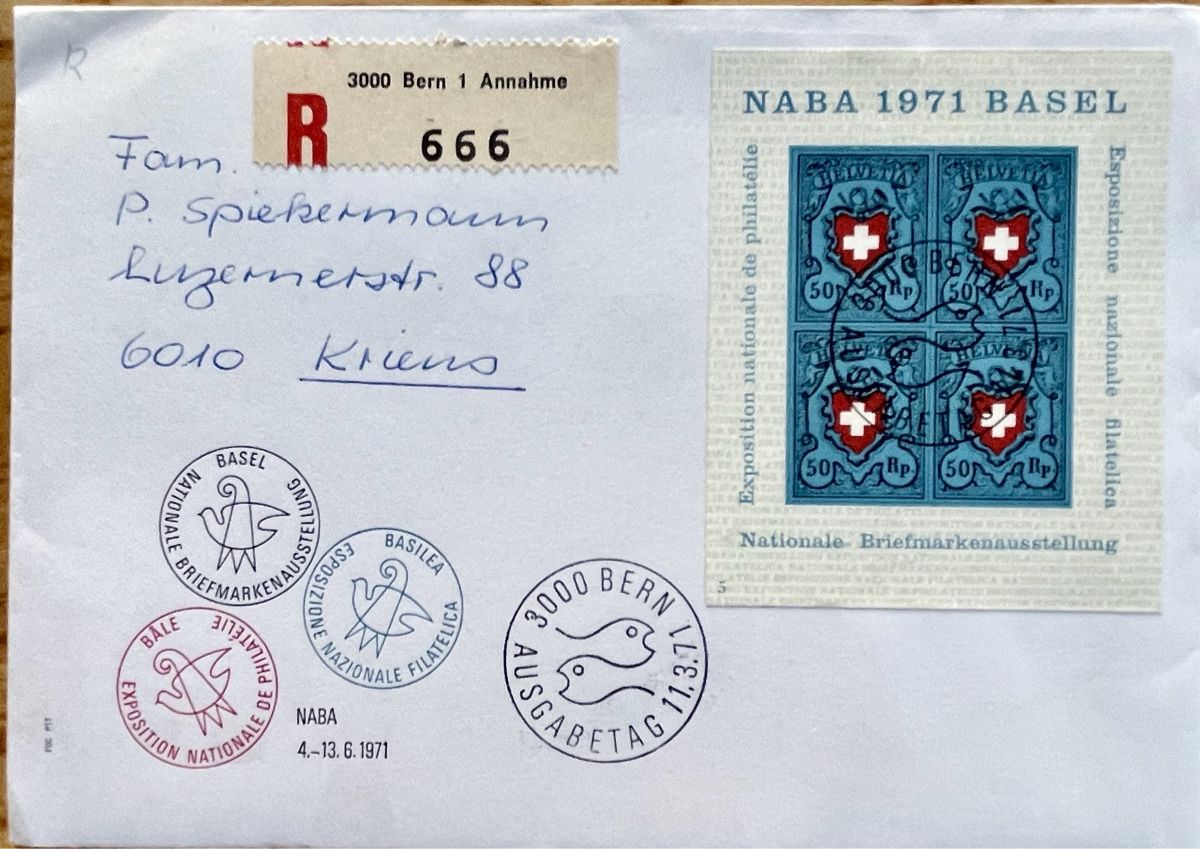 Alle Briefmarken: 10 CH-Ersttagsbriefe 1961-1971, s. Abbildungen – Gebraucht aus Rorschach von Ziltenera 1