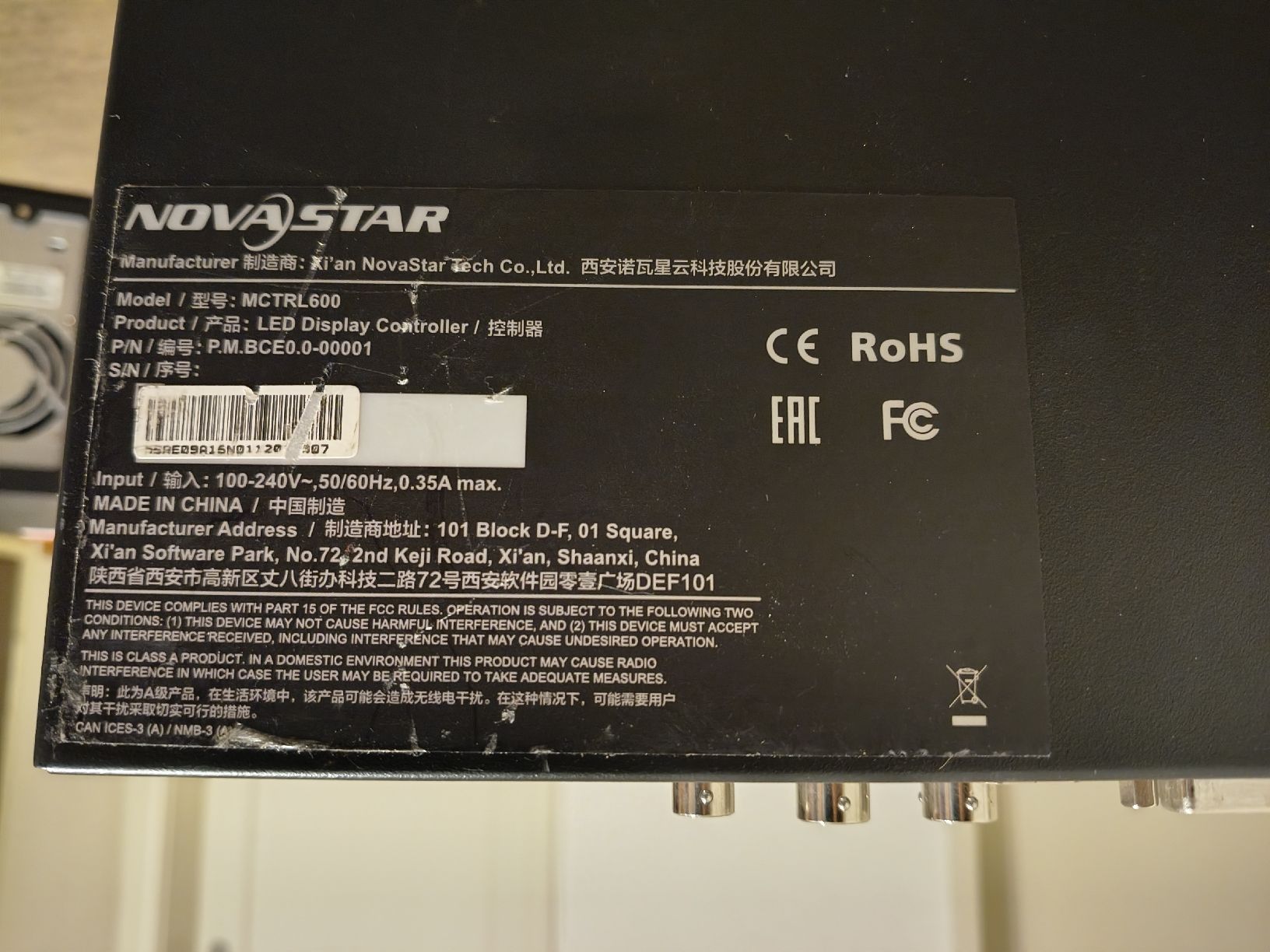 Elektronikbauteile: Novastar MCTRL600 LED Display Controller Used – Gebraucht aus Zürich von TrainLine 4