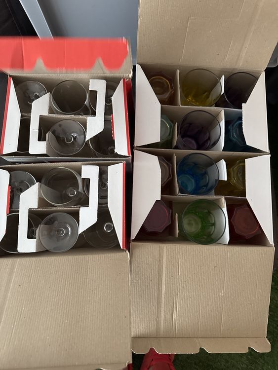 Bicchieri: Lot de verres Luminarc Crazy Colors - Neufs en boîte! – Nuovo (secondo la descrizione) da Fribourg venduto da cat_tb68
