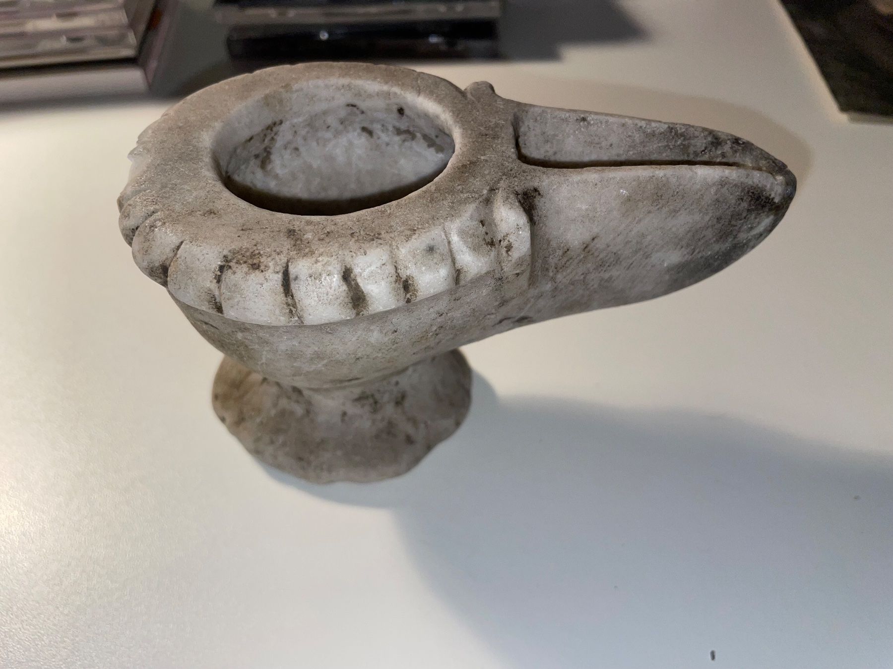 Skulpturen & Statuen: Antike Ölleuchte Byzanz Marmor Museal – Gebraucht aus Zürich von pacta_sunt_servanda 3