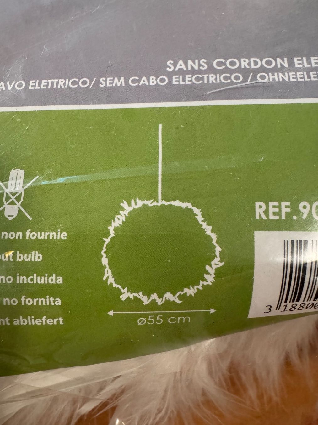Paralumi: Suspension plumes + système de suspension NUD – Nuovo e nell'imballaggio originale da Zürich venduto da lcg_898x 3