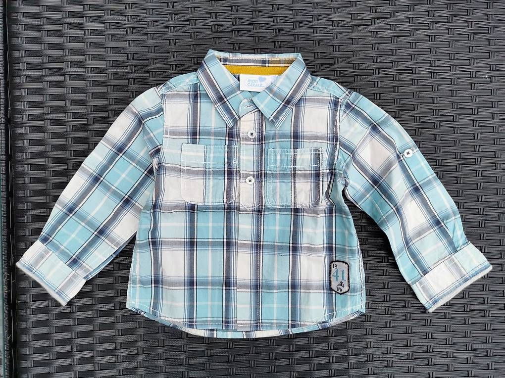 Camicie, T-shirt & Polo: Hemd hellblau Gr 74 Junge neu ohne Etikett! – Nuovo (secondo la descrizione) da Münchenstein venduto da sterni_0813