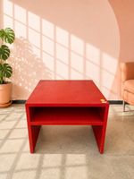 IKEA OPPLI TV-Bank / Couchtisch – Rot | Vintage
