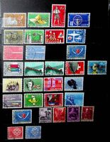 SUISSE TIMBRES OBLITÉRÉS 1955-59. BELLES OBLITÉRATIONS/ T493