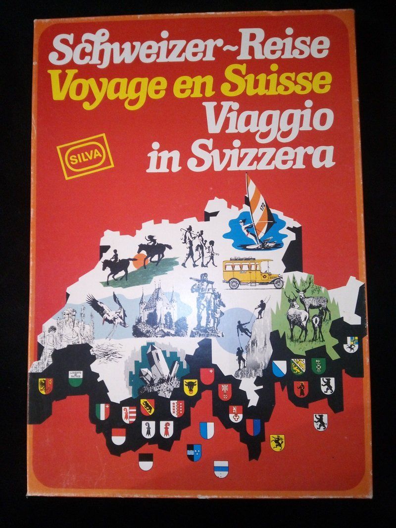 Spiele: Schweizer-Reise Gesellschaftsspiel SILVA Vintage 1979 – Gebraucht aus Werdenberg von EXA-Secondhand