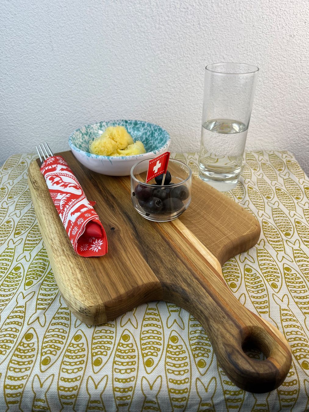 Piatti di portata: Massives Servierbrett Tapasbrett handmade – Nuovo (secondo la descrizione) da Zwillikon venduto da EichenlaubWoodwork 1