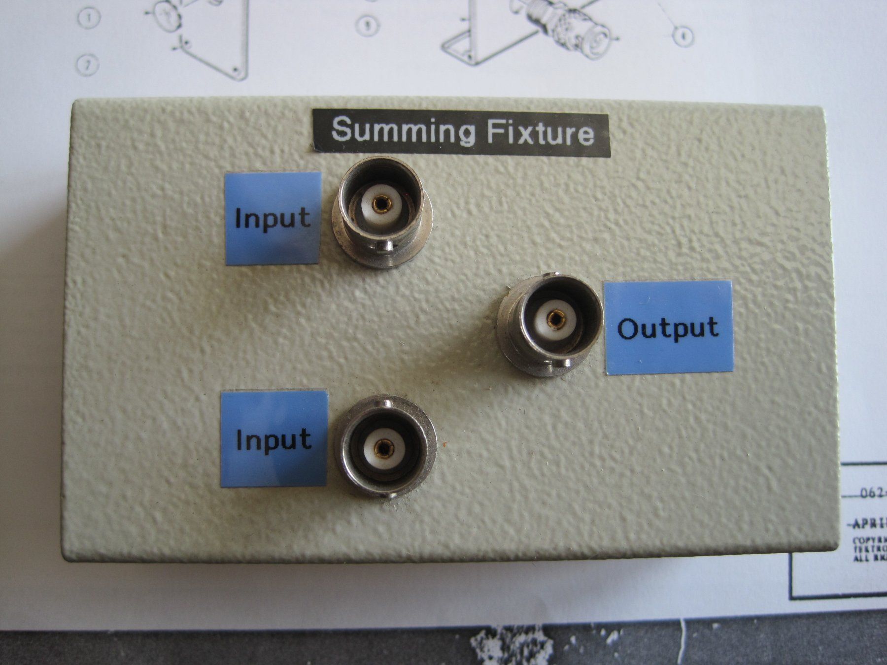 Steuerung: Summing Fixture Tek PN 015-0338-00 – Gebraucht aus Dietwil von Jaenzi 1